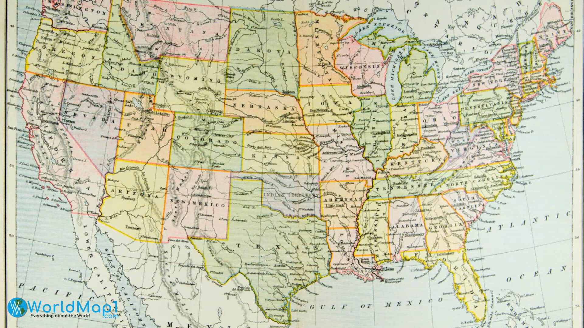 Historic Maps of the US
